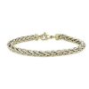 Bracelets | Blue Nile 8" Hollow Wheat Bracelet In 14K Italian Yellow Gold (5.7 Mm)