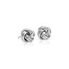 Earrings | Blue Nile Love Knot Earrings In Italian Sterling Silver