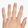 Rings | Blue Nile Zac Zac Posen Modern Beveled Edge Plain Ring In Platinum (6Mm)