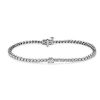 Bracelets | Blue Nile Diamond Tennis Bracelet With Oval Diamond Accent In 14K White Gold (3 Ct. Tw.)