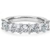 Women'S Rings | Blue Nile Seven Stone Princess Lab Grown Diamond Ring In Platinum (2 Ct. Tw.)