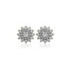 Earrings | Blue Nile Sunburst Diamond Stud Earrings In 14K Yellow Gold (1 Ct. Tw)