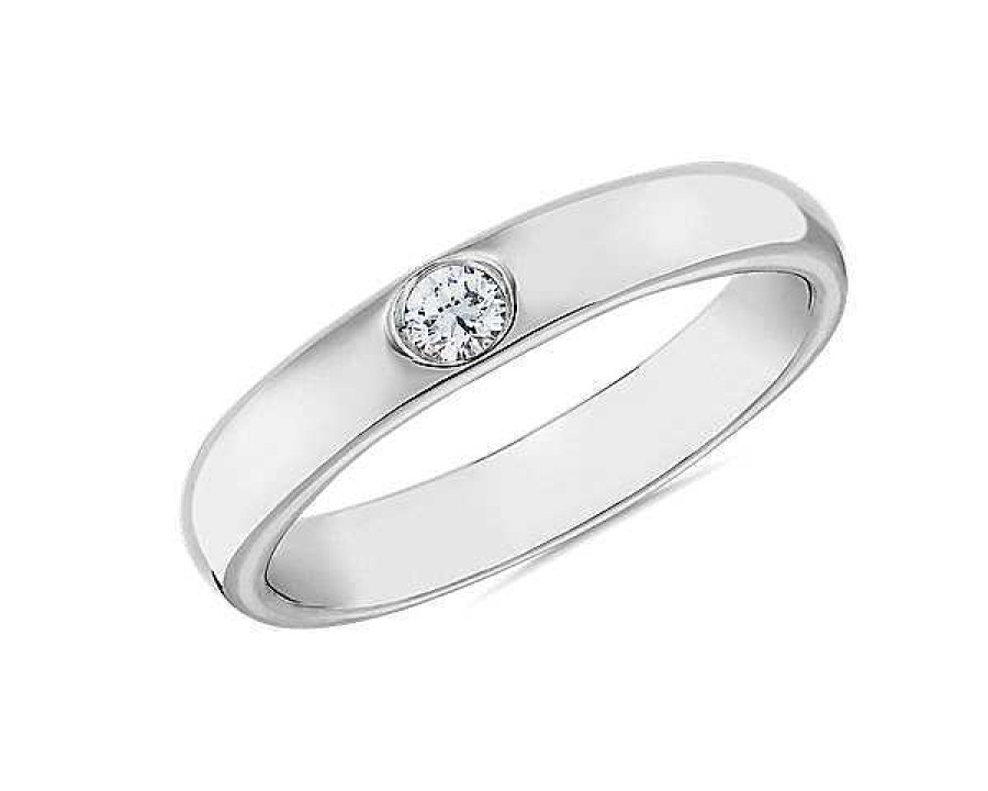 Rings | Blue Nile Zac Zac Posen Single Round Diamond Ring In Platinum (3.5 Mm, 1/12 Ct. Tw.)