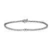 Bracelets | Blue Nile Diamond Tennis Bracelet With Emerald Diamond Accent In 14K White Gold (3 Ct. Tw.)