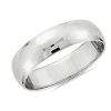 Men'S Rings | Blue Nile Classic Wedding Ring In 14K White Gold (6Mm)