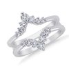 Women'S Rings | Blue Nile Pointed Crown Diamond Ring Insert In Platinum (5/8 Ct. Tw.)