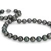 Necklaces | Blue Nile Tahitian Cultured Pearl Strand Necklace In 18K White Gold (10.0-12.5Mm)