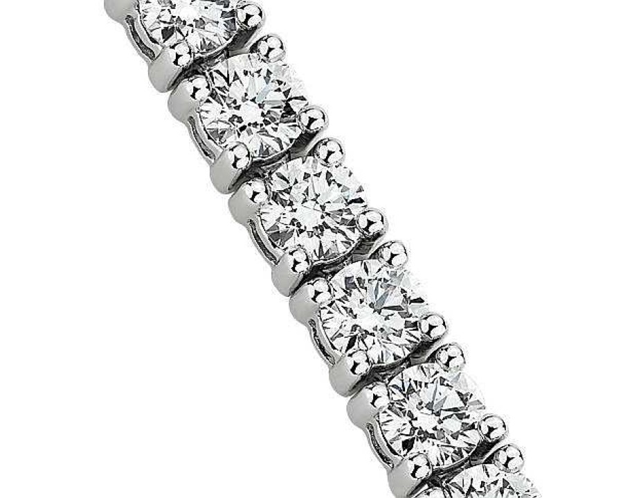 Bracelets | Blue Nile Paperclip Diamond Bracelet In 14K White Gold (1 1/2 Ct. Tw.)