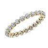 Women'S Rings | Blue Nile Floating Diamond Eternity Ring In 14K Yellow Gold (1 Ct. Tw.)