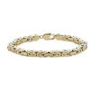 Bracelets | Blue Nile 8" Byzantine Chain Bracelet In 14K Yellow Gold (6.5 Mm)