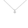 Necklaces | Blue Nile Lab Grown Diamond Princess Cut Solitaire Pendant In 14K White Gold (1/2 Ct. Tw.)