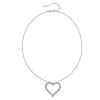 Necklaces | Blue Nile Floating Diamond Heart Pendant In 14K White Gold (2 Ct. Tw.)