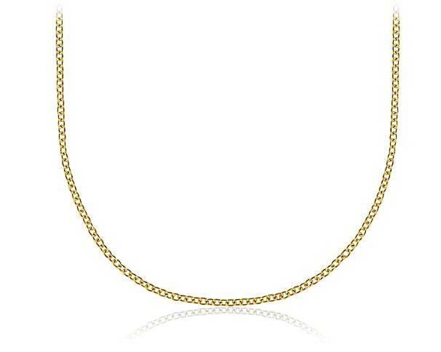 Necklaces | Blue Nile 16" Cable Chain In 14K Yellow Gold (1.15Mm)