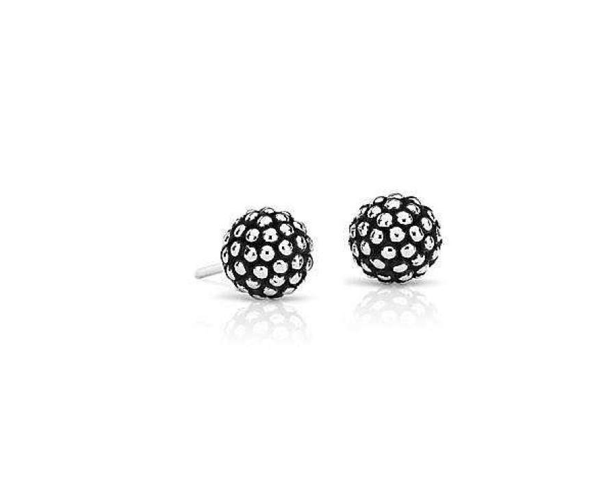 Earrings | Blue Nile Caviar Beaded Stud Earrings In Sterling Silver (8Mm)