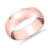 Men'S Rings | Blue Nile Classic Wedding Ring In 14K Rose Gold (7Mm)