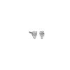 Earrings | Blue Nile Pear Cut Diamond Stud Earrings In 14K White Gold (1/4 Ct. Tw.)