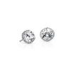 Earrings | Blue Nile White Topaz Rope Stud Earrings In Sterling Silver (7Mm)