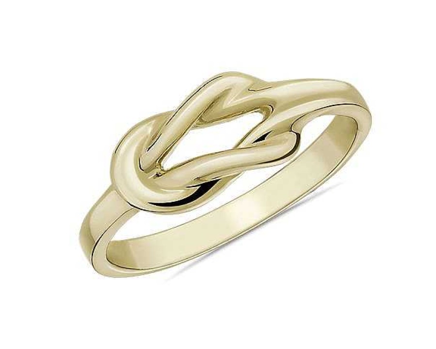 Rings | Blue Nile Polished Freeform Love Knot Ring In 14K Yellow Gold