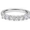 Women'S Rings | Blue Nile Seven Stone Asscher Lab Grown Diamond Ring In 14K White Gold (1 Ct. Tw.)