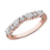 Women'S Rings | Blue Nile Romantic Pear And Round Diamond Ring In 14K Rose Gold (1/2 Ct. Tw.)