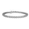 Bracelets | Blue Nile Lab Grown Diamond Tennis Bracelet In 14K White Gold (7 Ct. Tw.)