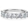 Women'S Rings | Blue Nile Seven Stone Princess Lab Grown Diamond Ring In 14K White Gold (2 Ct. Tw.)