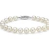 Bracelets | Blue Nile 7" Freshwater Cultured Pearl Bracelet In 14K White Gold (7.0-7.5Mm)