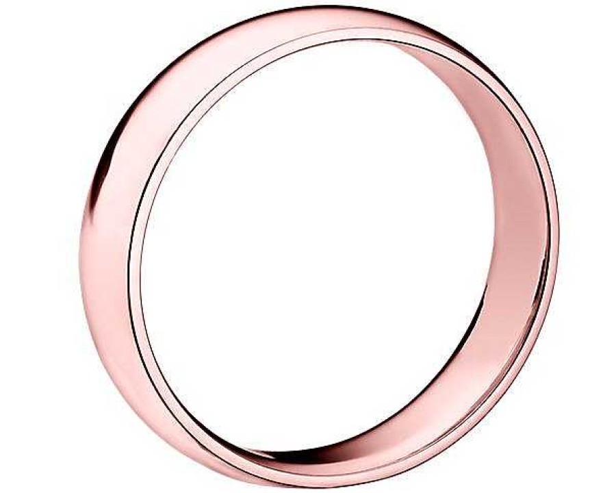 Men'S Rings | Blue Nile Classic Wedding Ring In 14K Rose Gold (5Mm)