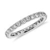 Women'S Rings | Blue Nile Riviera Pav Diamond Eternity Ring In 14K White Gold (1 Ct. Tw.)