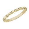 Women'S Rings | Blue Nile Beaded Stackable Ring In 18K Yellow Gold (2.25Mm)