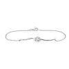 Bracelets | Blue Nile 7.5" Knot Bracelet In Sterling Silver (1 Mm)