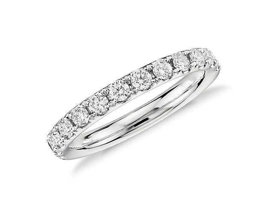 Rings | Blue Nile Riviera Pav Diamond Ring In Platinum (1/2 Ct. Tw.)