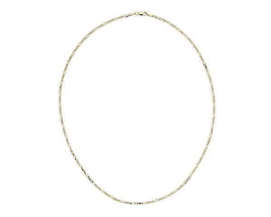 Necklaces | Blue Nile 18" Figaro Chain In 14K Yellow Gold (2.25 Mm)