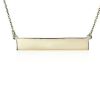 Necklaces | Blue Nile 18" Bar Necklace In 14K Yellow Gold (1 Mm)