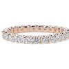 Rings | Blue Nile Luna Diamond Eternity Ring In 14K Rose Gold (1 Ct. Tw.)