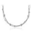 Necklaces | Blue Nile 16" Moon Cut Shimmer Choker Necklace In Italian Sterling Silver