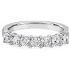 Women'S Rings | Blue Nile Seven Stone Cushion Diamond Ring In 14K White Gold (1 Ct. Tw.)