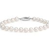 Bracelets | Blue Nile 7" Freshwater Cultured Pearl Bracelet In 14K White Gold (6-6.5Mm)