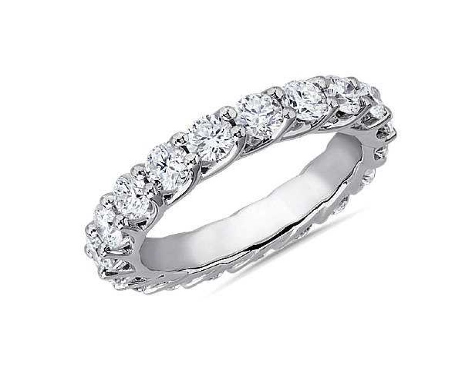 Women'S Rings | Blue Nile Tessere Diamond Eternity Ring In Platinum (2 1/2 Ct. Tw.)