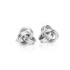 Earrings | Blue Nile Grande Luxe Love Knot Stud Earrings In Sterling Silver