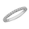 Women'S Rings | Blue Nile French Pav Diamond Eternity Ring In 14K White Gold (1/2 Ct. Tw.)