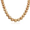 Necklaces | Blue Nile Extraordinary Collection: Golden South Sea Pearl Strand Necklace In 18K Yellow Gold (9.6-12.5Mm)