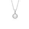 Necklaces | Blue Nile Freshwater Cultured Pearl Rope Pendant In Sterling Silver (7Mm)