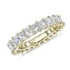 Women'S Rings | Blue Nile Radiant Cut Diamond Eternity Ring In 14K Yellow Gold (3 Ct. Tw.)