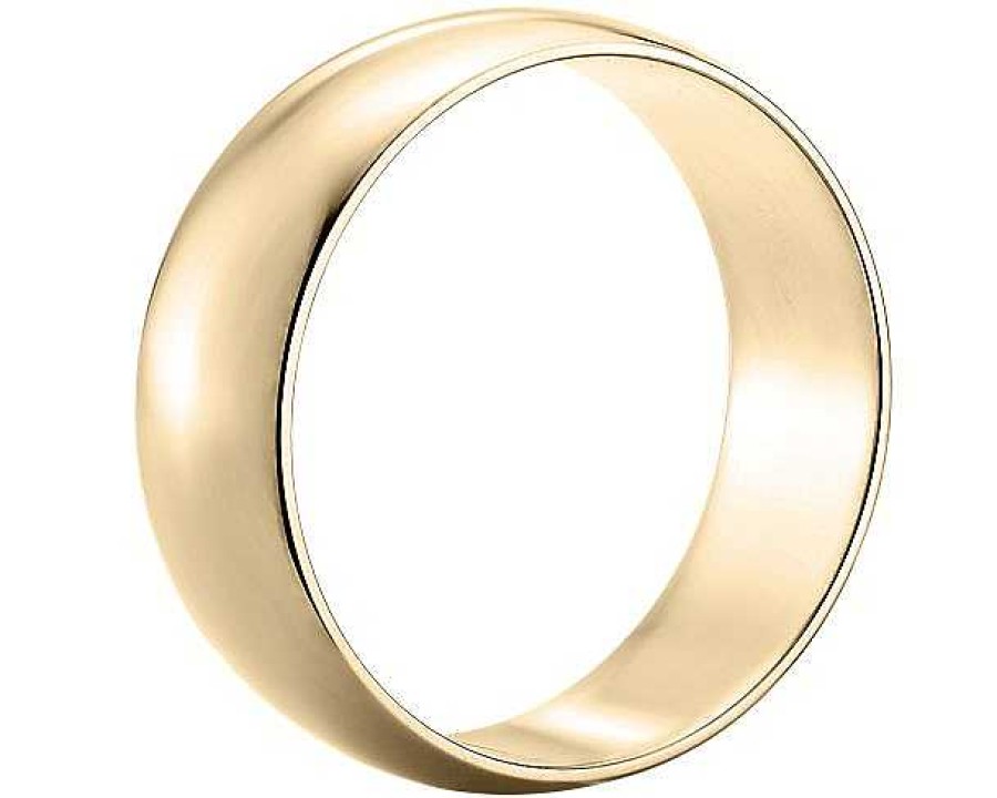 Men'S Rings | Blue Nile Classic Wedding Ring In 14K Yellow Gold (7Mm)