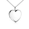 Necklaces | Blue Nile 18" Sweetheart Locket In Sterling Silver