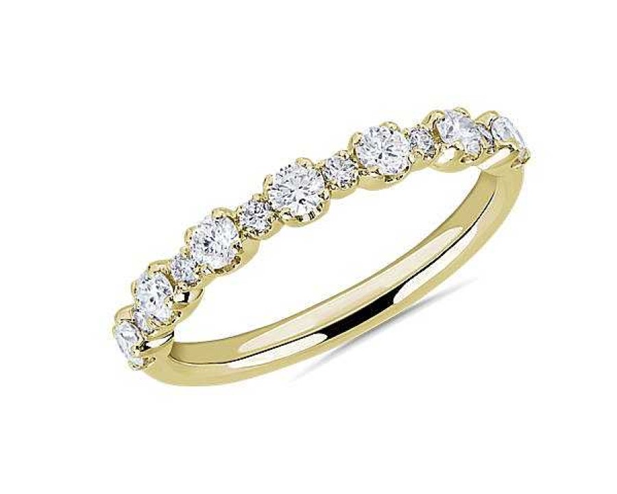 Rings | Blue Nile Capri Diamond Ring In 14K Yellow Gold (1/2 Ct. Tw.)