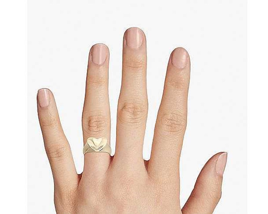 Rings | Blue Nile Heart Ring In 14K Yellow Gold