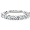 Women'S Rings | Blue Nile Luna Diamond Ring In 14K White Gold (1 Ct. Tw.)