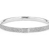 Bracelets | Blue Nile Diamond Pav Bangle Bracelet In 18K White Gold (5 Ct. Tw.)